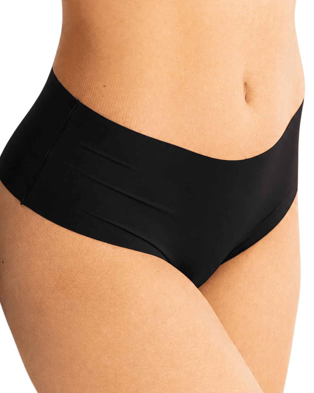 Kit 2 Calcinhas Tanga Alta Corte a Laser – Preto e Bege Kit 2 Calcinhas Tanga Alta Corte a Laser – Preto e Bege
