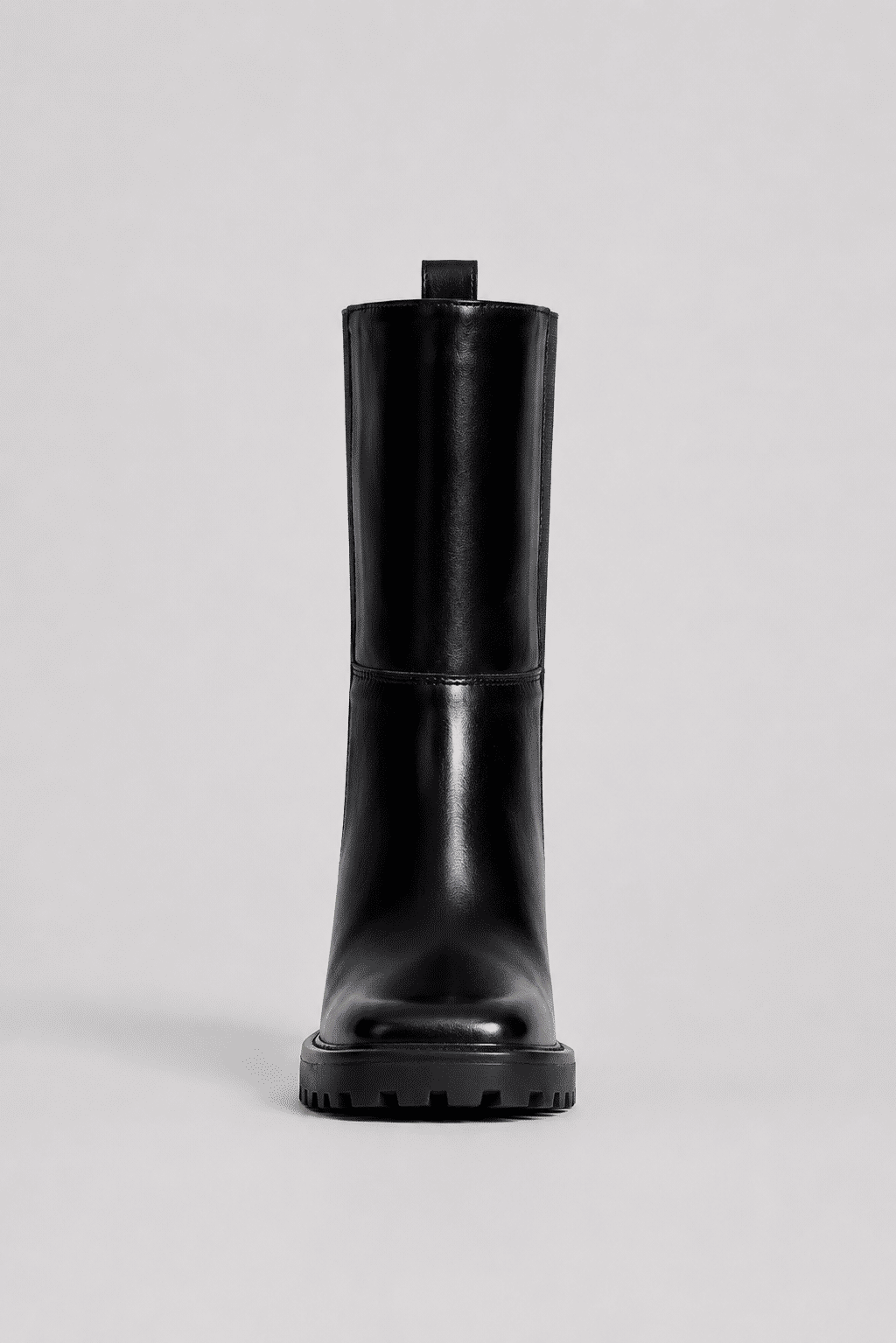 aline-bota-feminina-3-em-1 Bota Aline Preta de frente mostrando detalhes