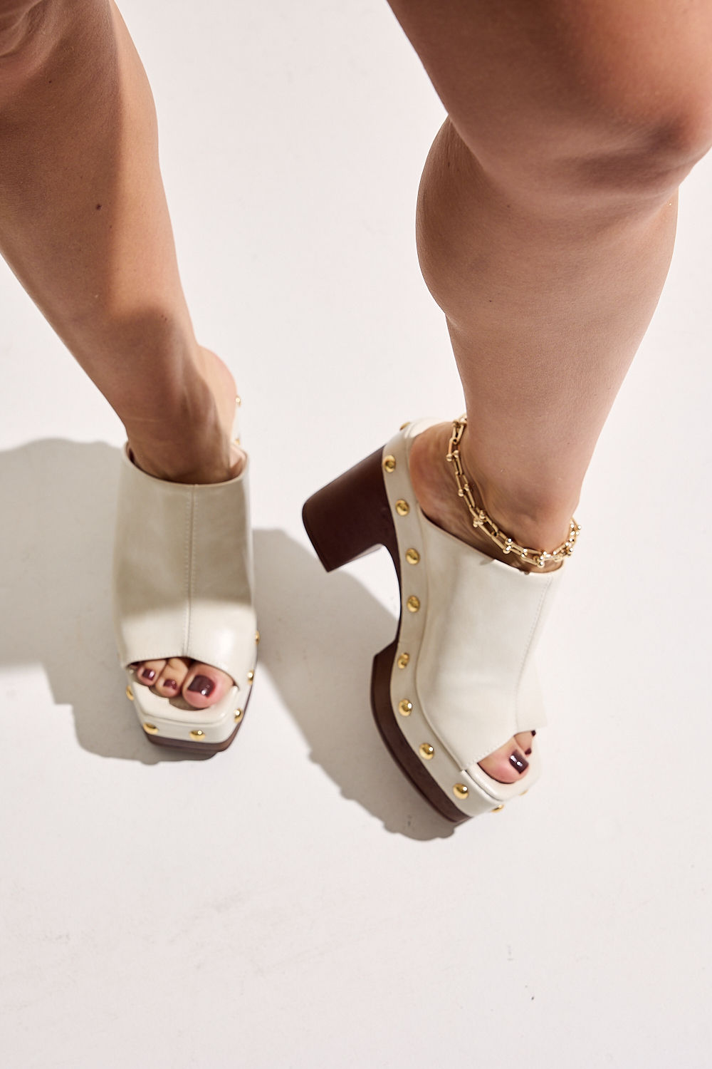 AIKO - TAMANCO PLATAFORMA FEMININO OFF WHITE