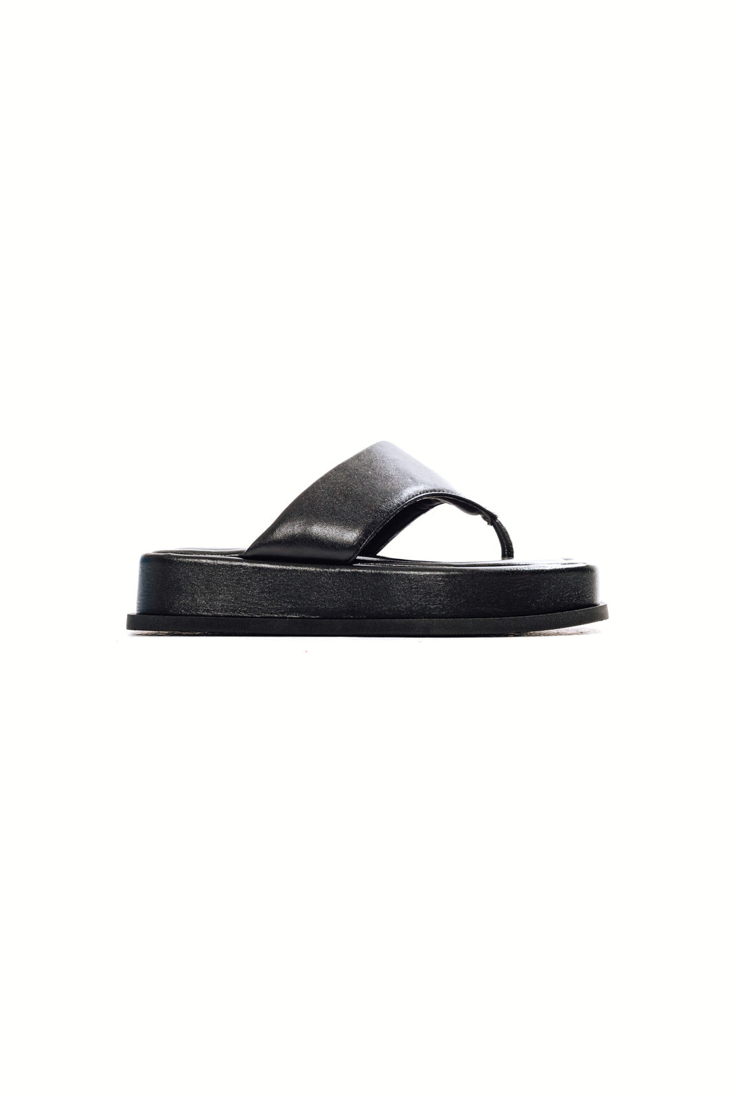 BÚZIOS - CHINELO FLATFORM COURO FEMININO PRETO BÚZIOS - CHINELO FLATFORM COURO FEMININO PRETO