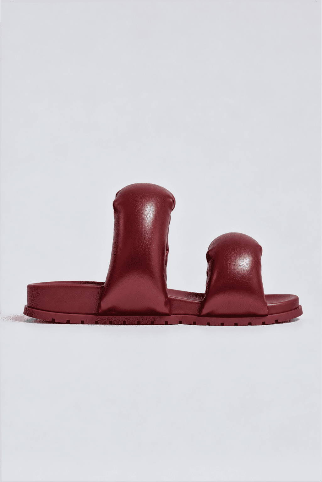 lili-papete-anatomica-feminina-bordo Papete Anatômica Lili Bordô vista de lado, com tiras puffer