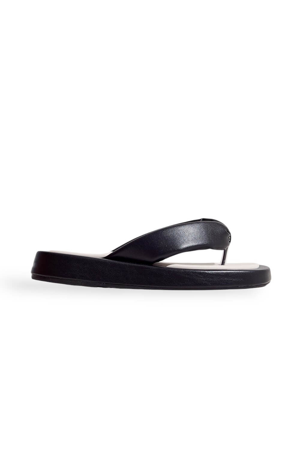 TOKYO - CHINELO FLATFORM PRETO E BRANCO TOKYO - CHINELO FLATFORM PRETO E BRANCO