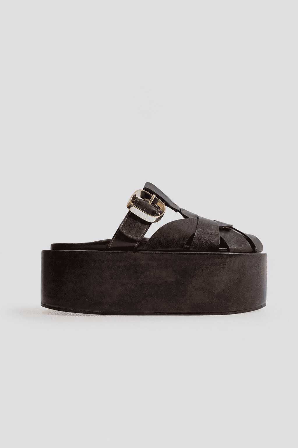 AURA - CLOG FEMININO PLATAFORMA MARROM AURA - CLOG FEMININO PLATAFORMA MARROM