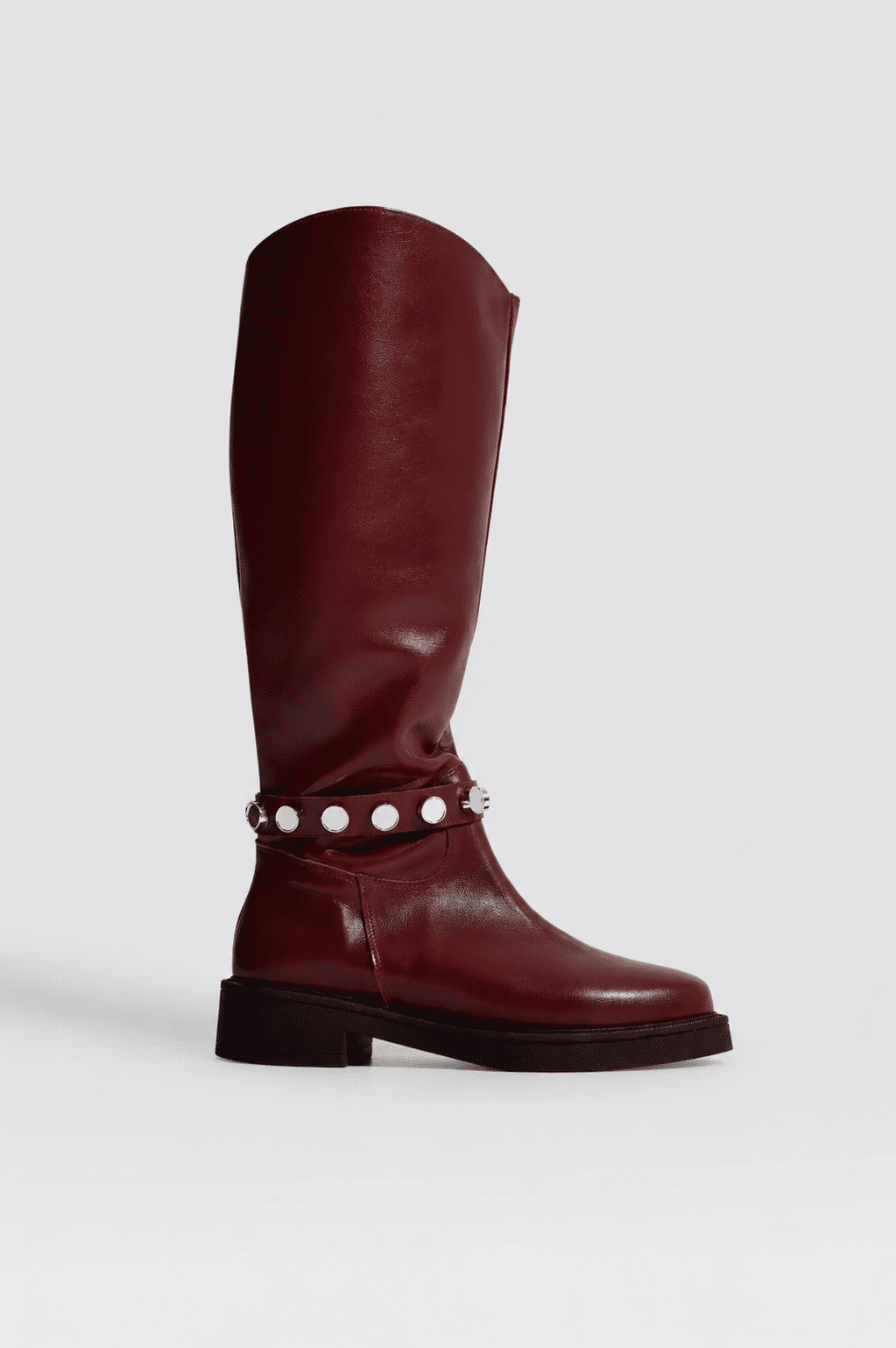 AMORA - BOTA FEMININA 2 EM 1 CANO LONGO COURO BORDÔ AMORA - BOTA FEMININA 2 EM 1 CANO LONGO COURO BORDÔ