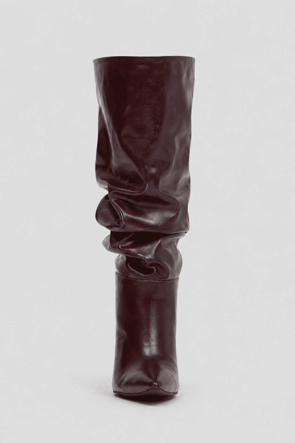 GAIA - BOTA FEMININA CANO LONGO SLOUCH BORDÔ GAIA - BOTA FEMININA CANO LONGO SLOUCH BORDÔ