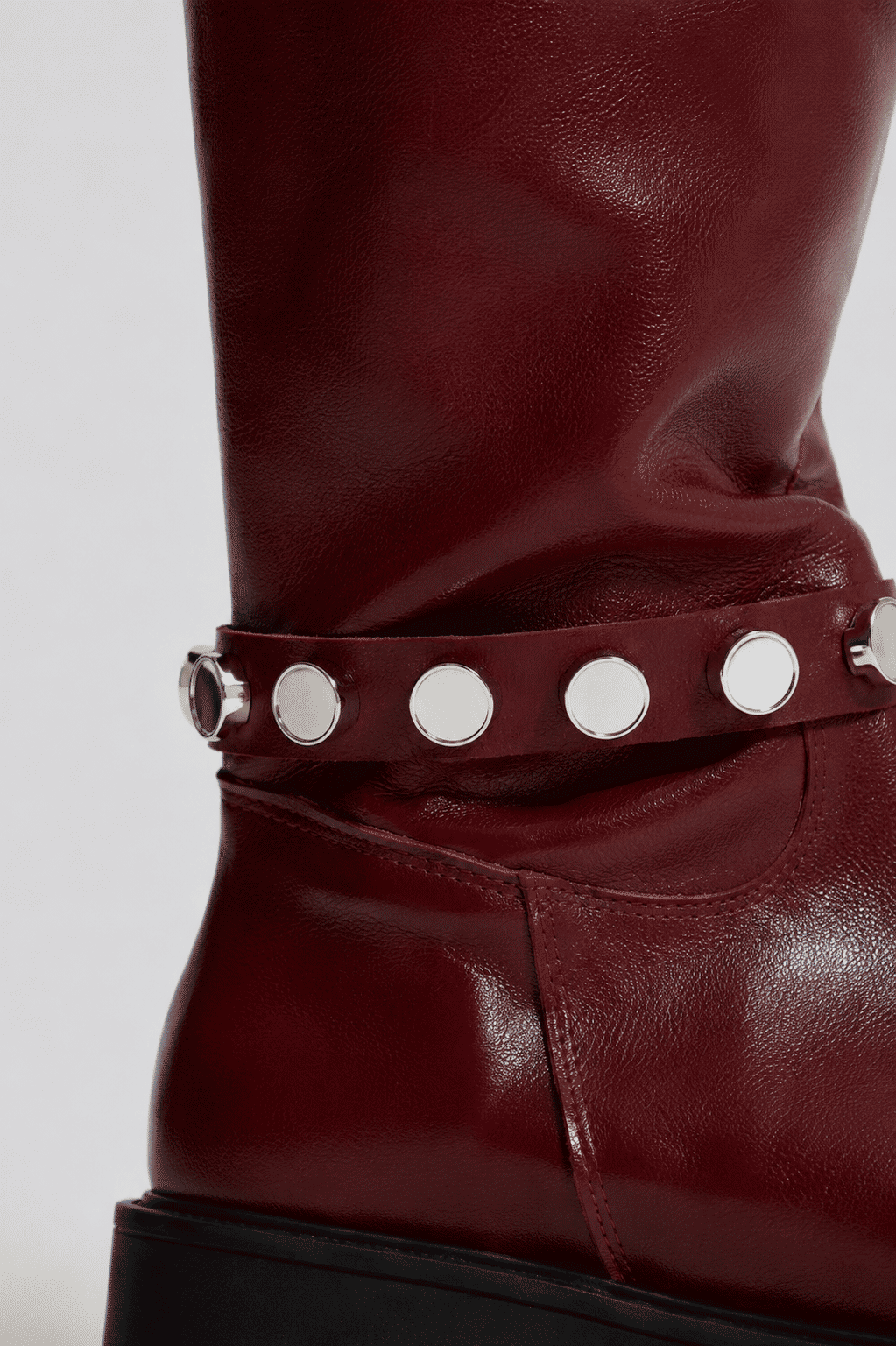 AMORA - BOTA FEMININA 2 EM 1 CANO LONGO COURO BORDÔ AMORA - BOTA FEMININA 2 EM 1 CANO LONGO COURO BORDÔ