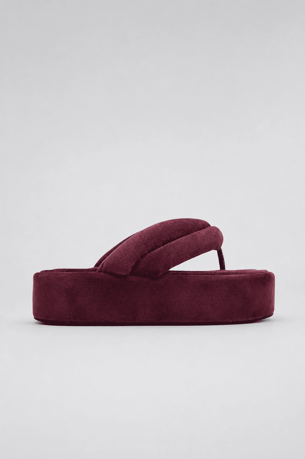 SAKURA - CHINELO FLATFORM TIRAS PUFFER BORDÔ SAKURA - CHINELO FLATFORM TIRAS PUFFER BORDÔ