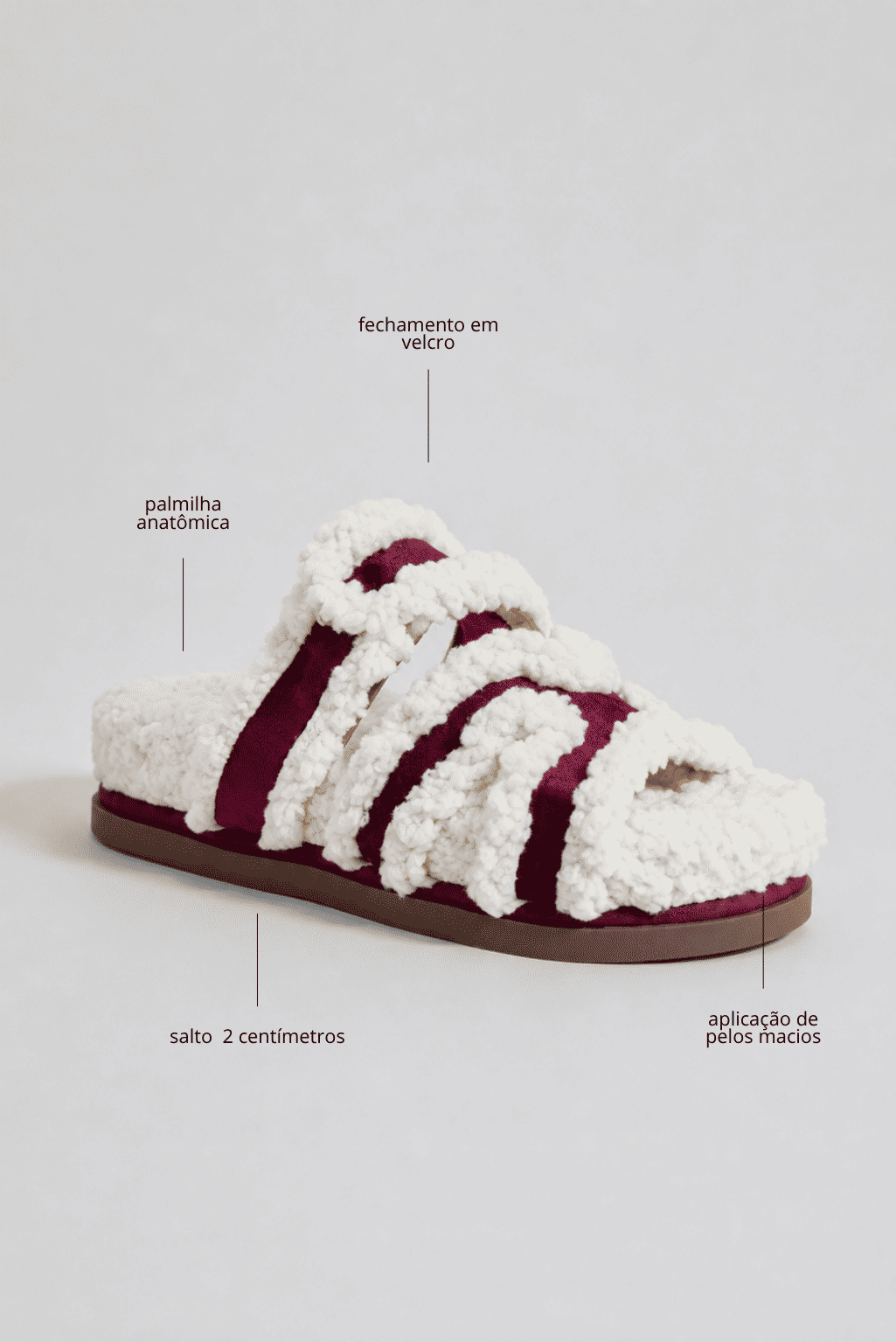 DAMI - PAPETE ANATÔMICA FEMININA VELCRO PELOS BORDÔ