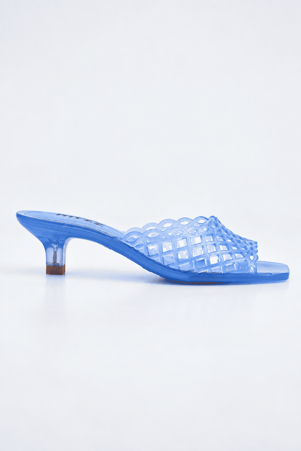 gummy-tamanco-feminino-tela-azul Tamanco Feminino Gummy Tela Azul vista lateral