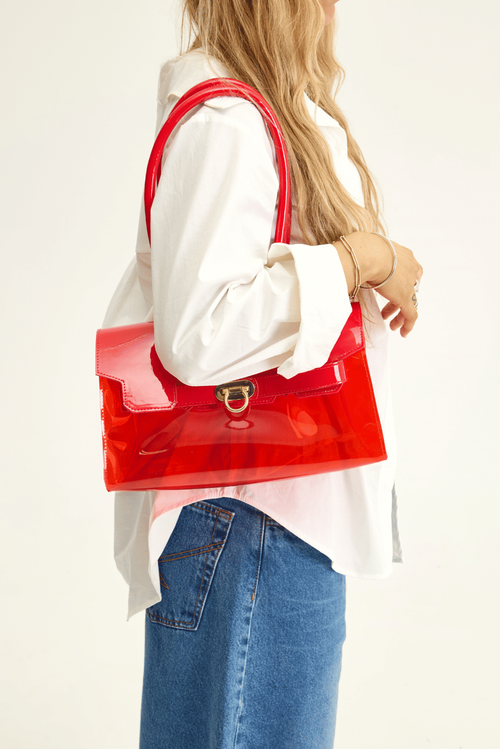 gummy-bolsa-feminina-transparente-vinil-vermelho BOLSA FEMININA TRANSPARENTE VERNIZ VERMELHO GUMMY