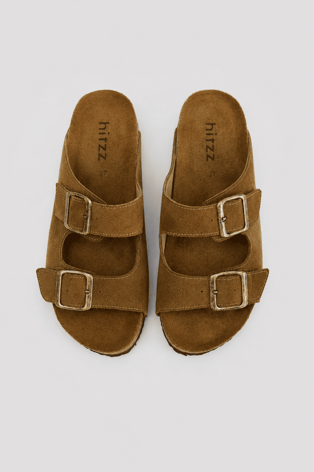 SANTORINI - FLATFORM PAPETE UNISSEX FIVELAS BEGE