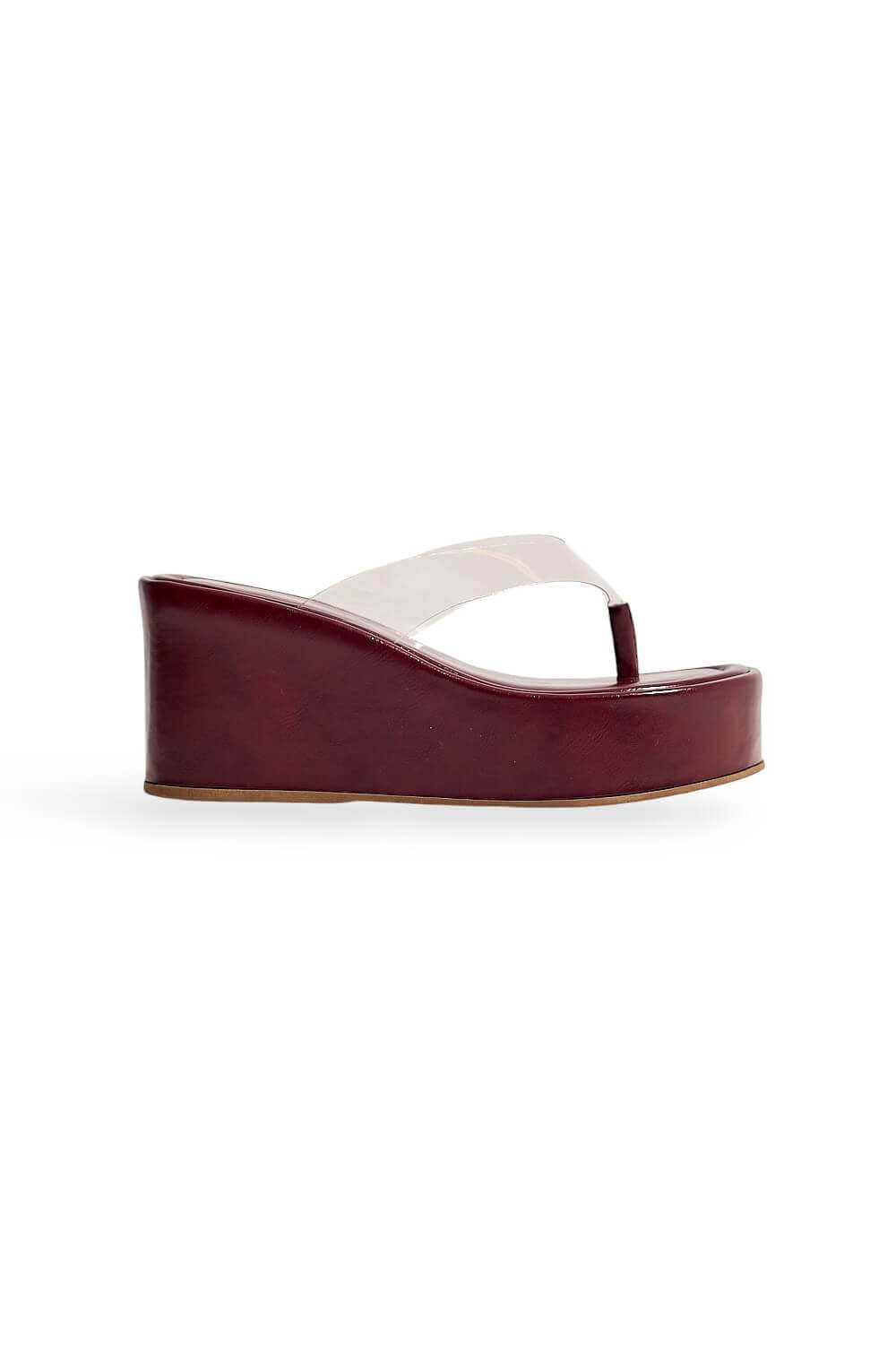 RUBI - TAMANCO PLATAFORMA FEMININO DE DEDO VINIL BORDÔ RUBI - TAMANCO PLATAFORMA FEMININO DE DEDO VINIL BORDÔ