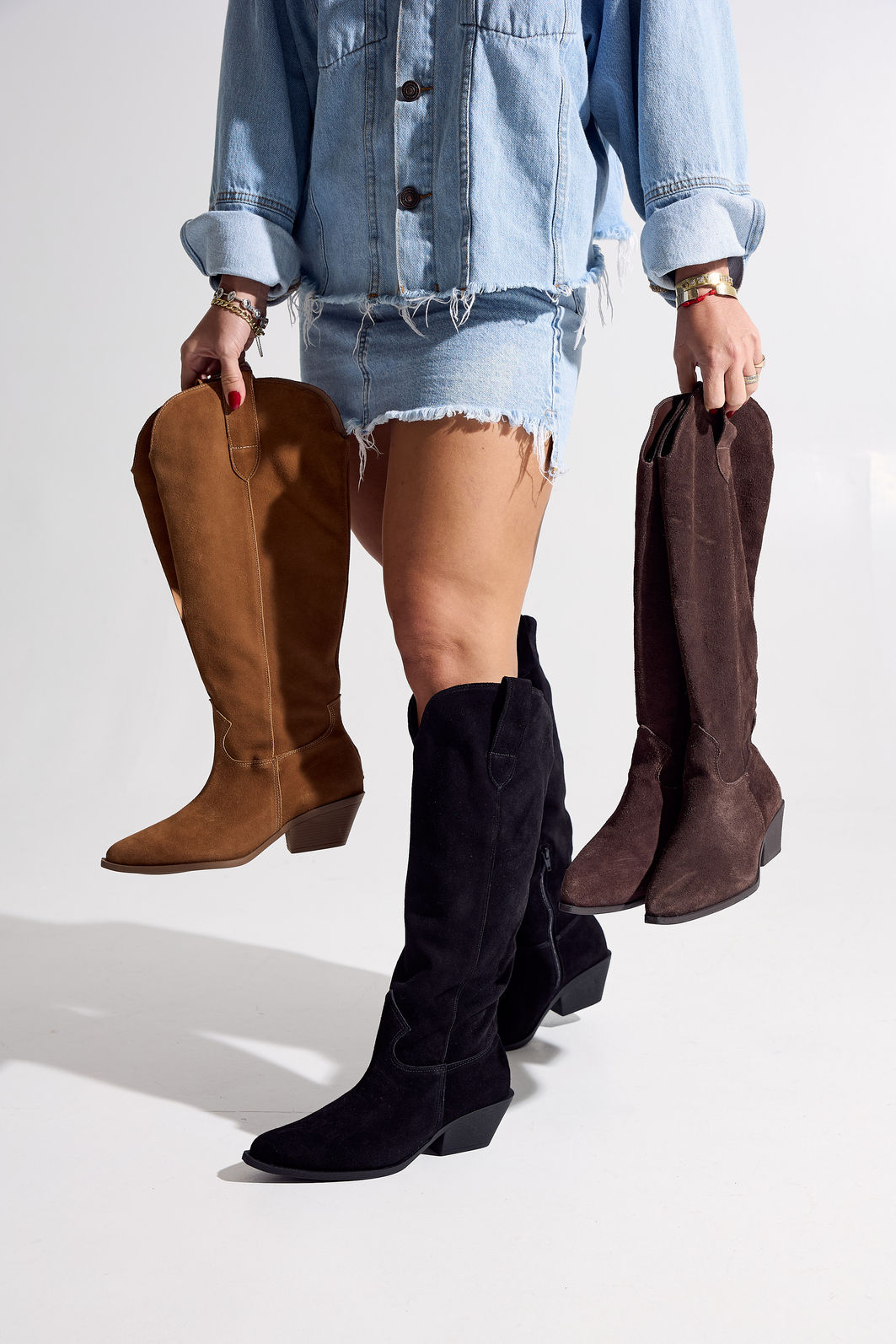 RUBIA - BOTA FEMININA 2 EM 1 COUNTRY COURO PRETA RUBIA - BOTA FEMININA 2 EM 1 COUNTRY COURO PRETA