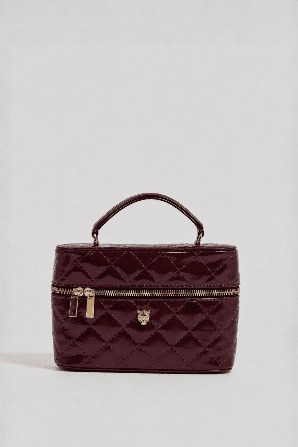 AGNES - BOLSA FEMININA MATELASSÊ LATERAL BORDÔ