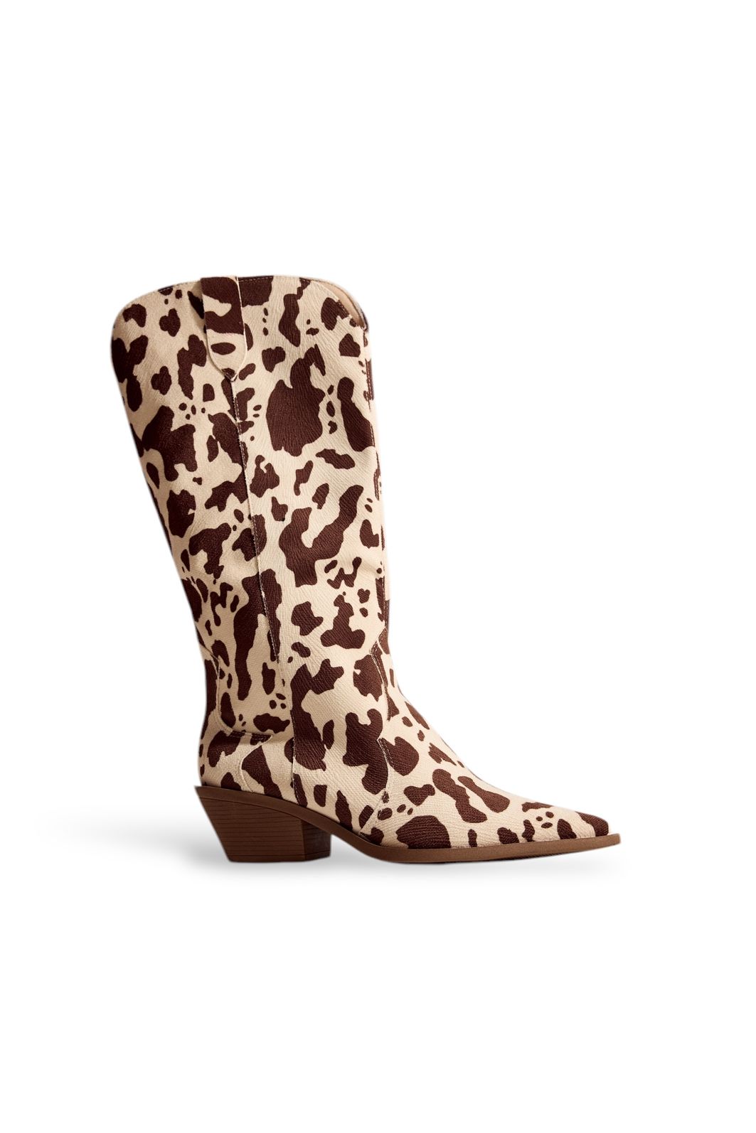 JORDANA - BOTA FEMININA COUNTRY CANO LONGO VACA BEGE/MARROM JORDANA - BOTA FEMININA COUNTRY CANO LONGO VACA BEGE/MARROM