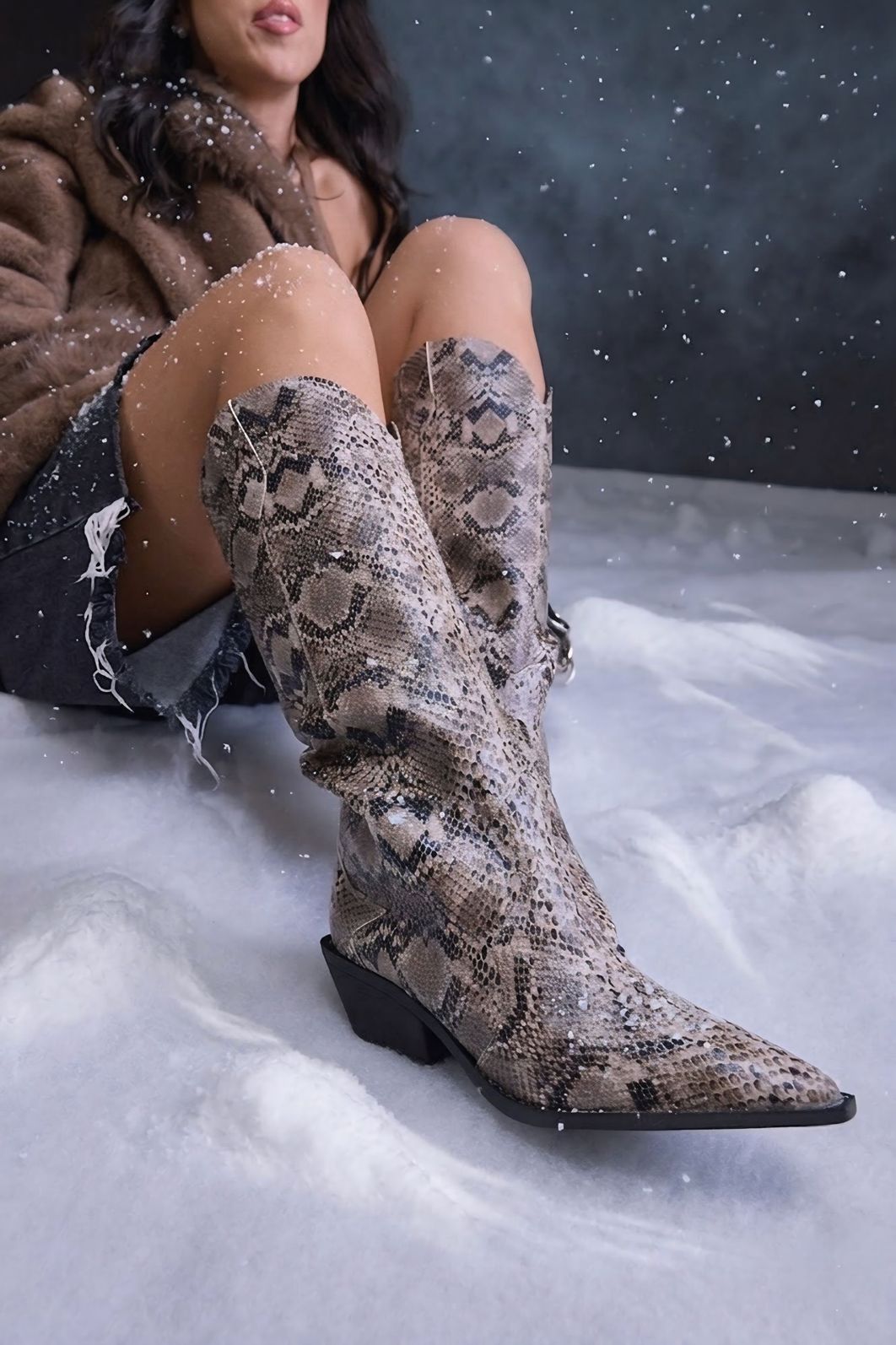 JORDANA - BOTA FEMININA COUNTRY CANO LONGO COBRA