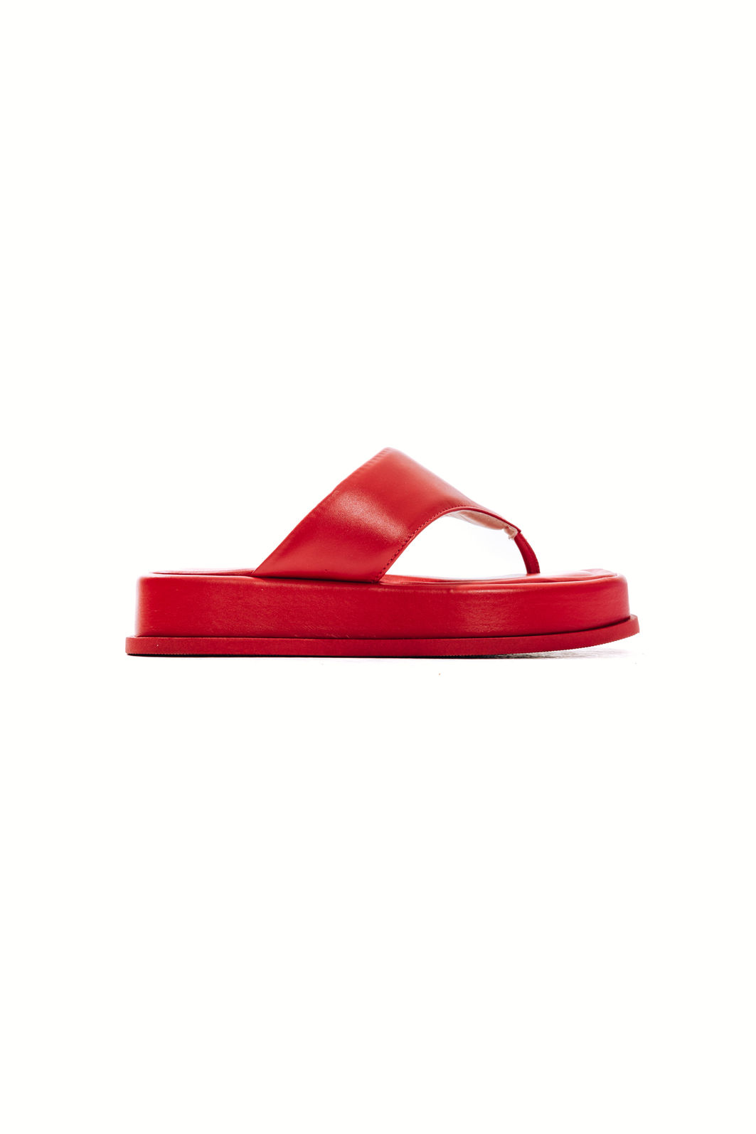 BÚZIOS - CHINELO FLATFORM COURO FEMININO VERMELHO BÚZIOS - CHINELO FLATFORM COURO FEMININO VERMELHO