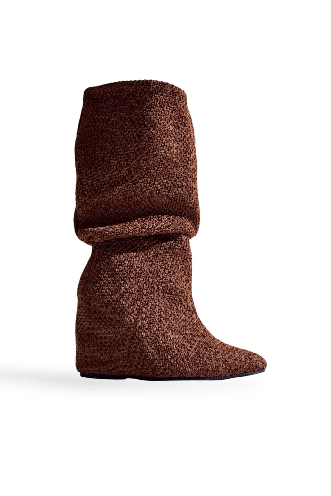 MARIAH - BOTA FEMININA CROCHÊ SALTO ANABELA CAMEL MARIAH - BOTA FEMININA CROCHÊ SALTO ANABELA CAMEL