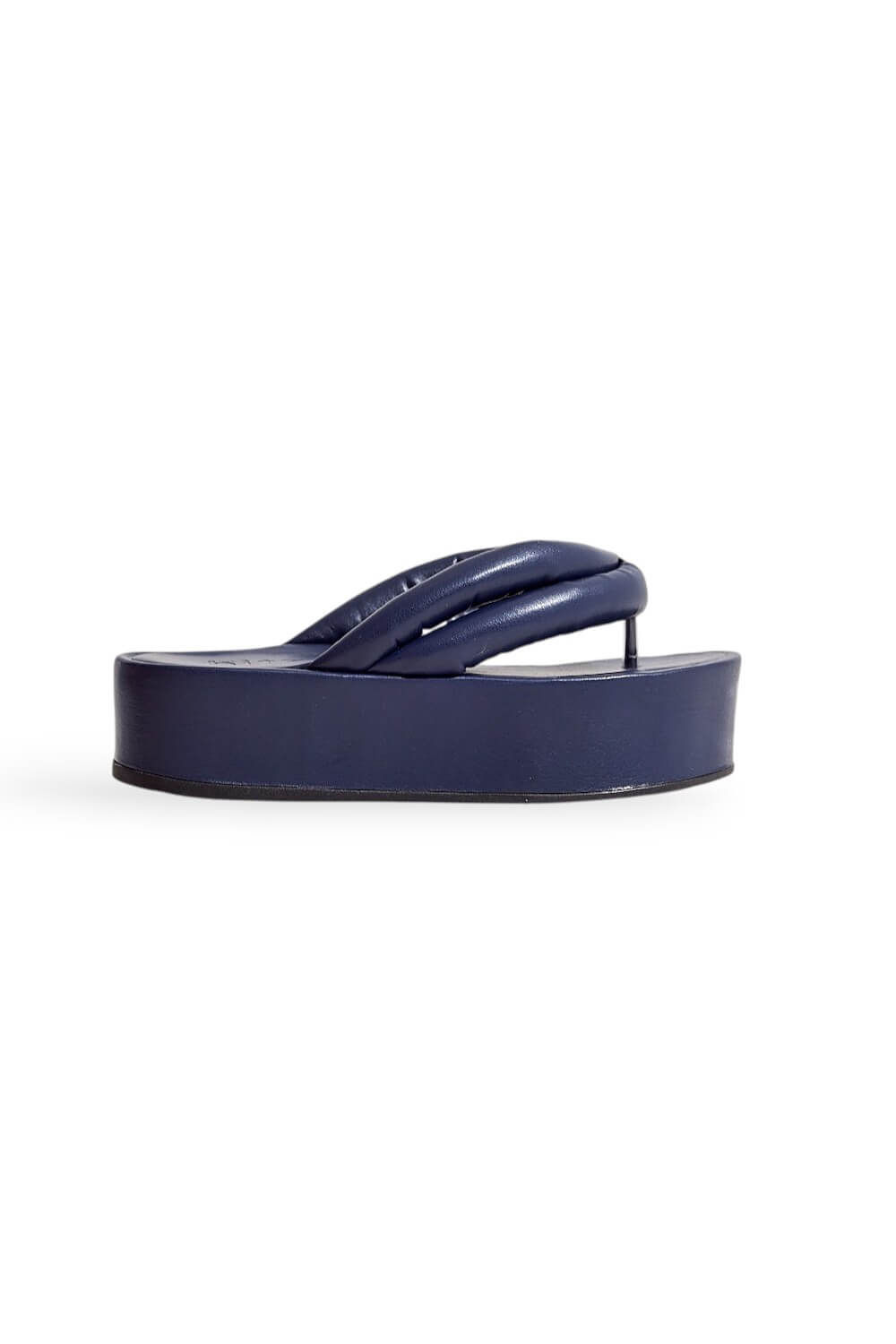 SAKURA - CHINELO FLATFORM TIRAS PUFFER AZUL MARINHO SAKURA - CHINELO FLATFORM TIRAS PUFFER AZUL MARINHO