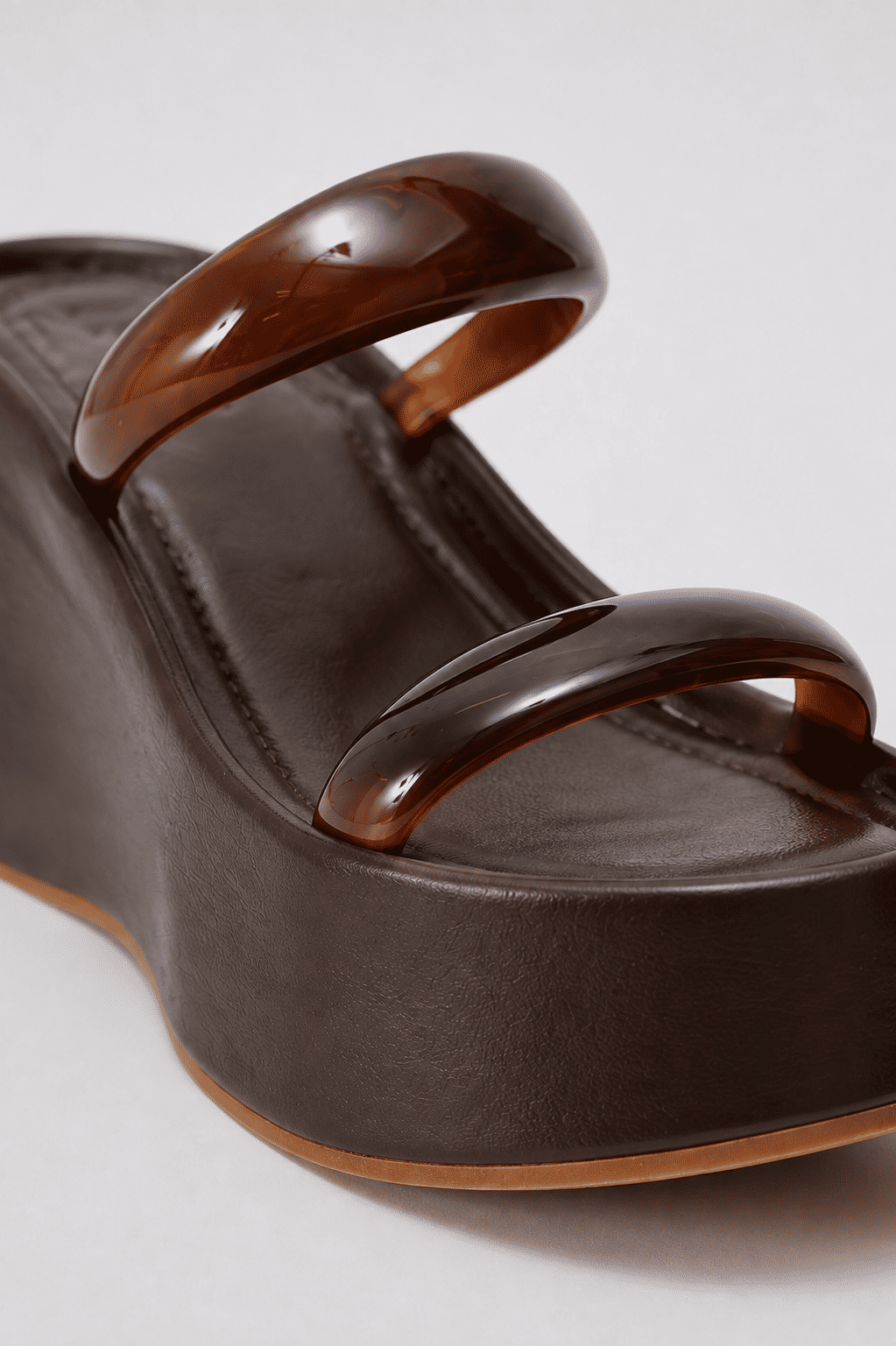 BETANI - TAMANCO FEMININO PLATAFORMA MARROM