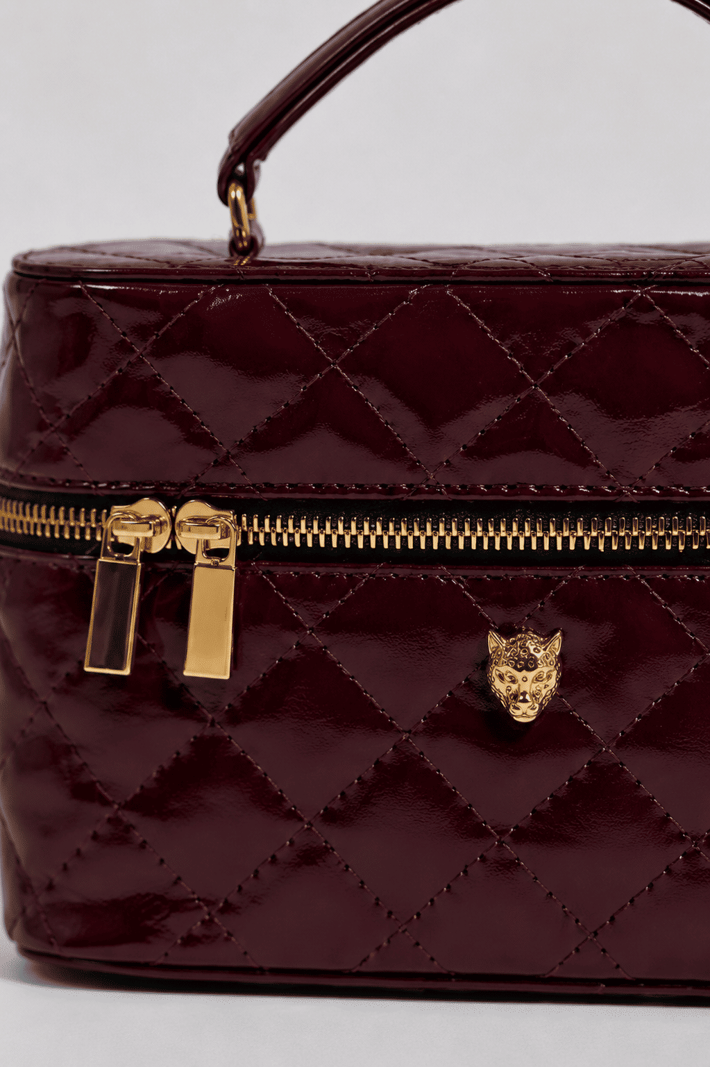 AGNES - BOLSA FEMININA MATELASSÊ LATERAL BORDÔ