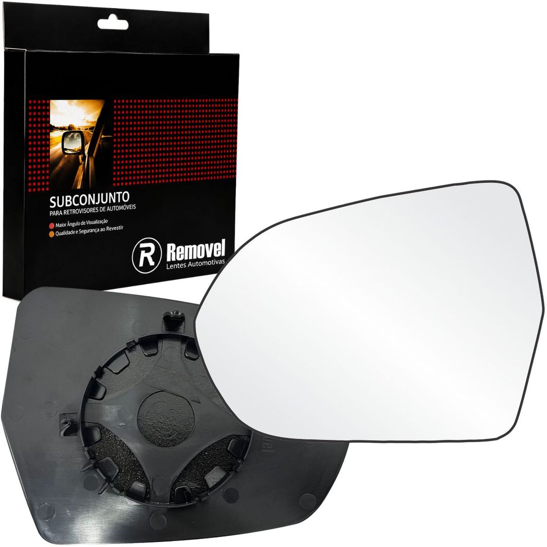 Lente Retrovisor Esquerdo GM Agile 2009 A 2016 Montana 2012 A 2022