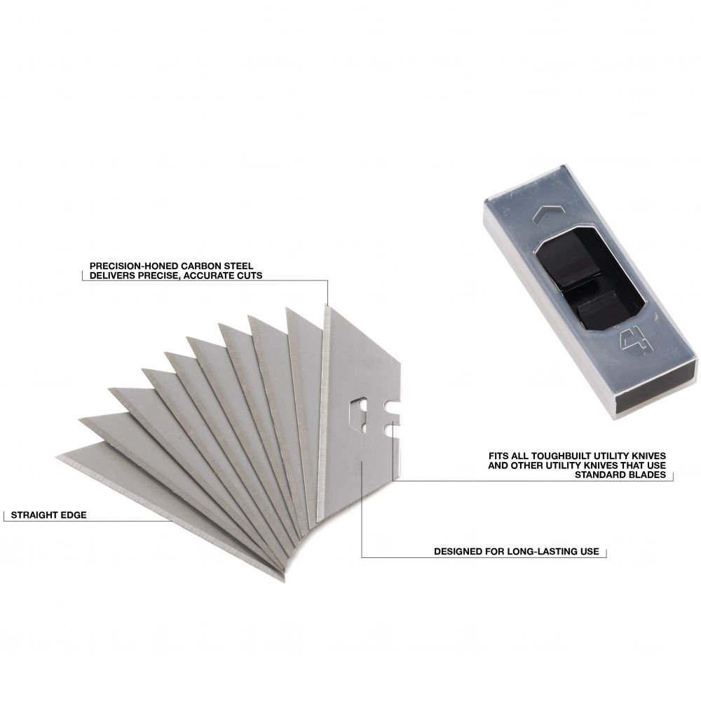 Lâminas para Estilete e Raspador 30pçs TB-H4S30-80 Toughbulit Lâminas para Estilete e Raspador 30pçs TB-H4S30-80 Toughbulit