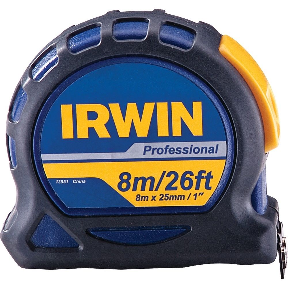 Trena Profissional Emborrachado 8m X 19mm Irwin Trena Profissional Emborrachado 8m X 19mm Irwin