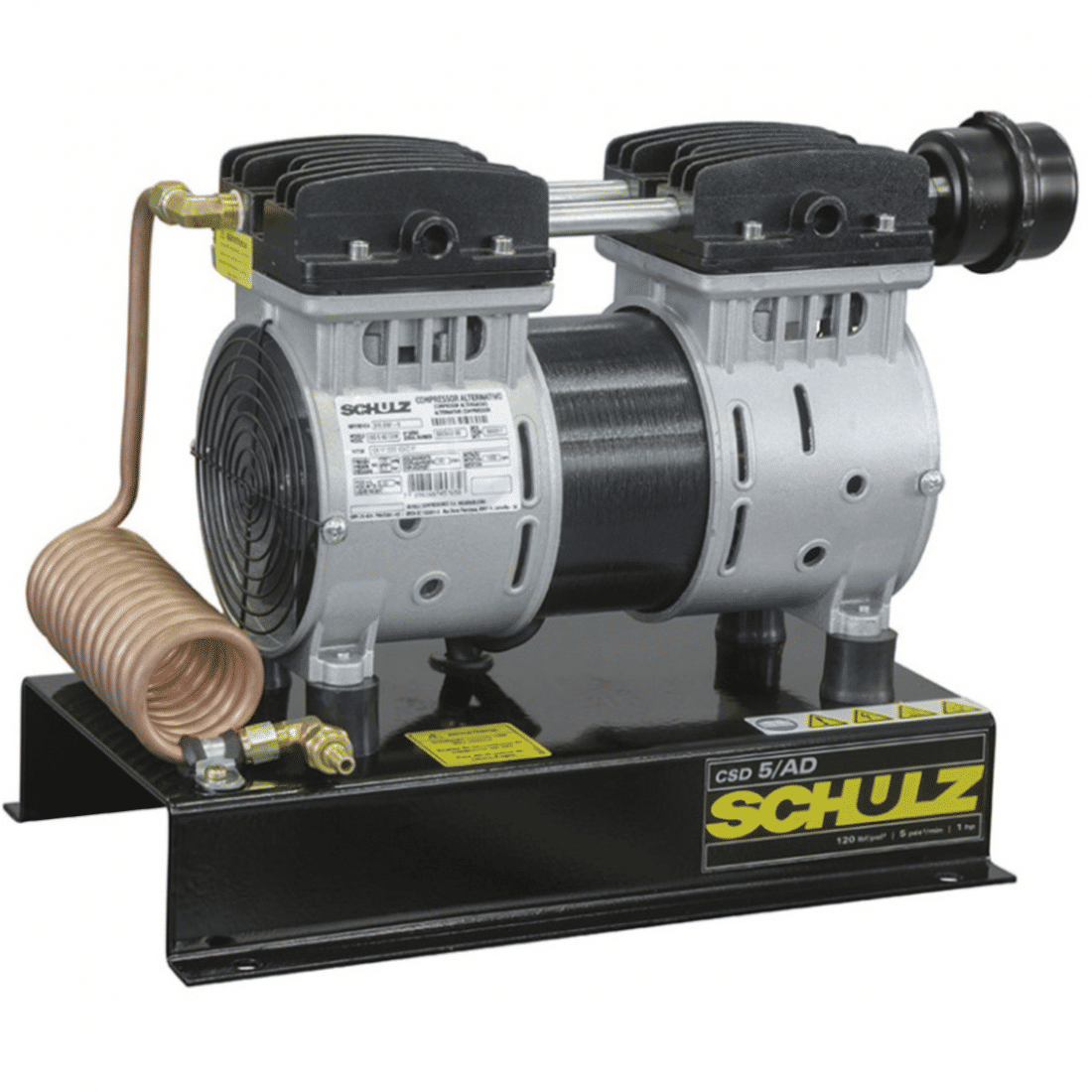 Compressor Ar Direto Schulz Bravo 5 Pés 1Cv 220V Monofásico CSD5AD