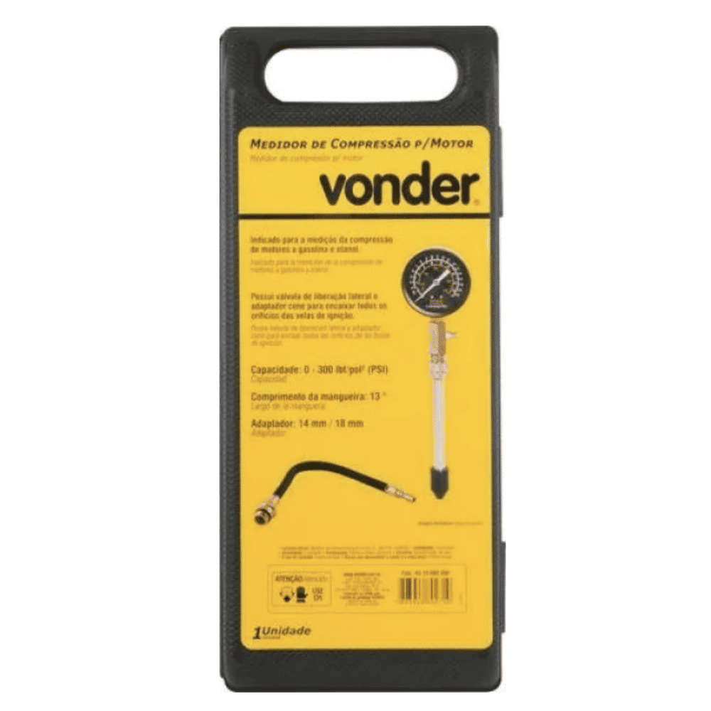 Teste Medidor de Compressão de Motor Vonder