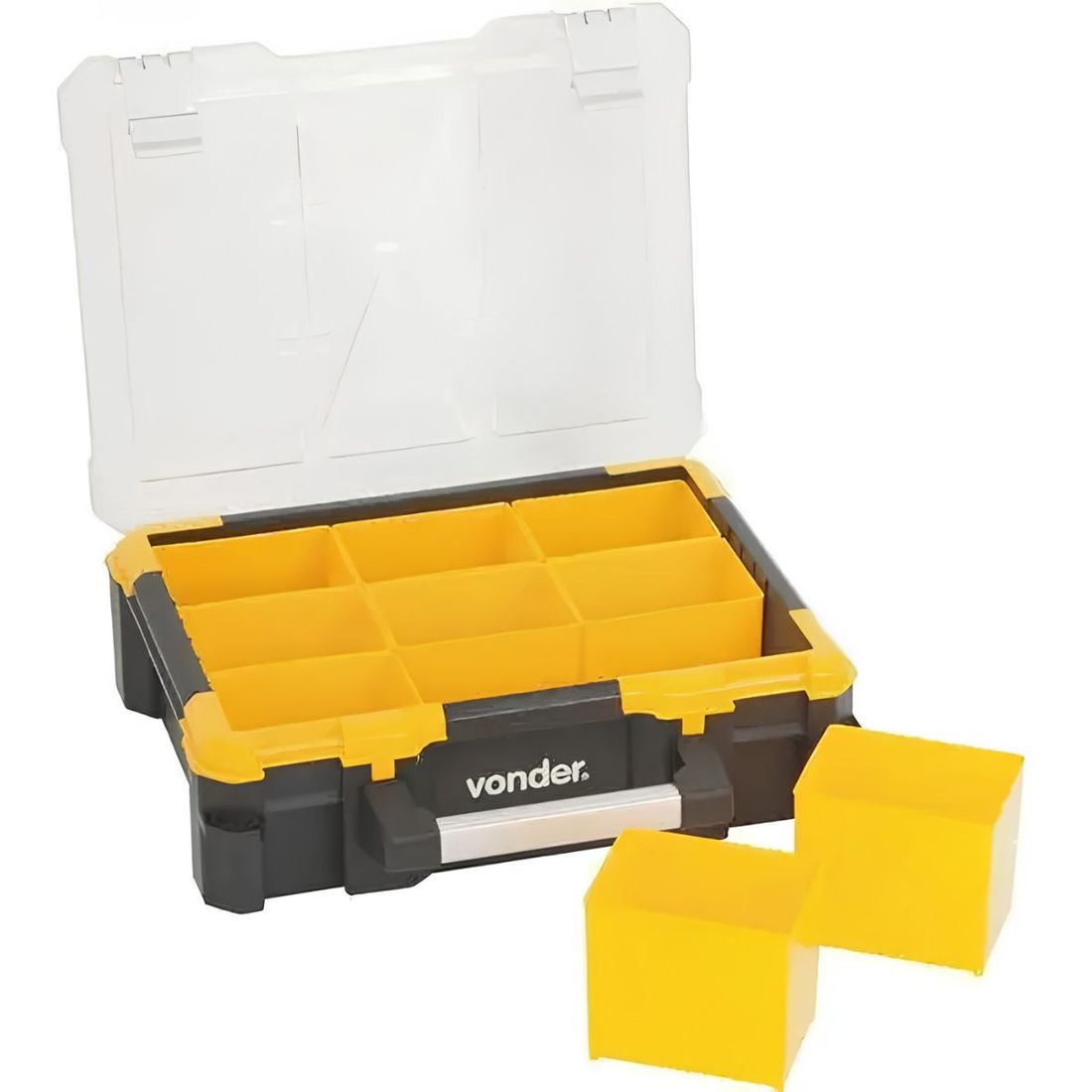 Organizador Plastico Opv 0500 Multiuso Vonder Cor Amarelo