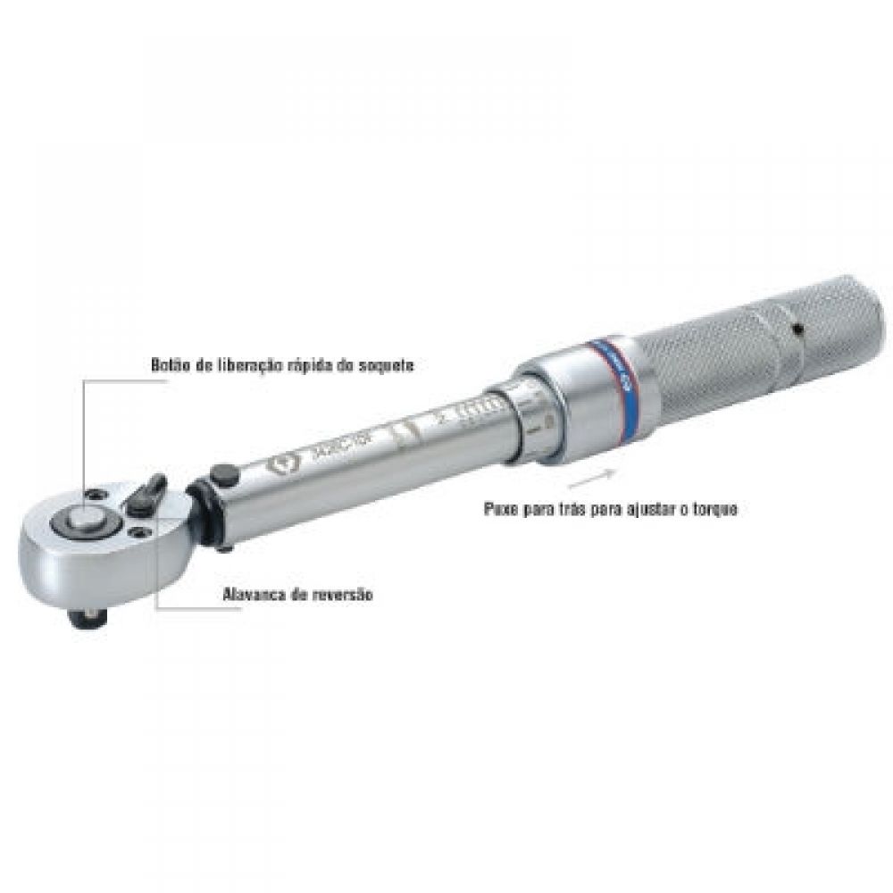 Mini Torquímetro Estalo De 5-25nm De 1/4 Kingtony