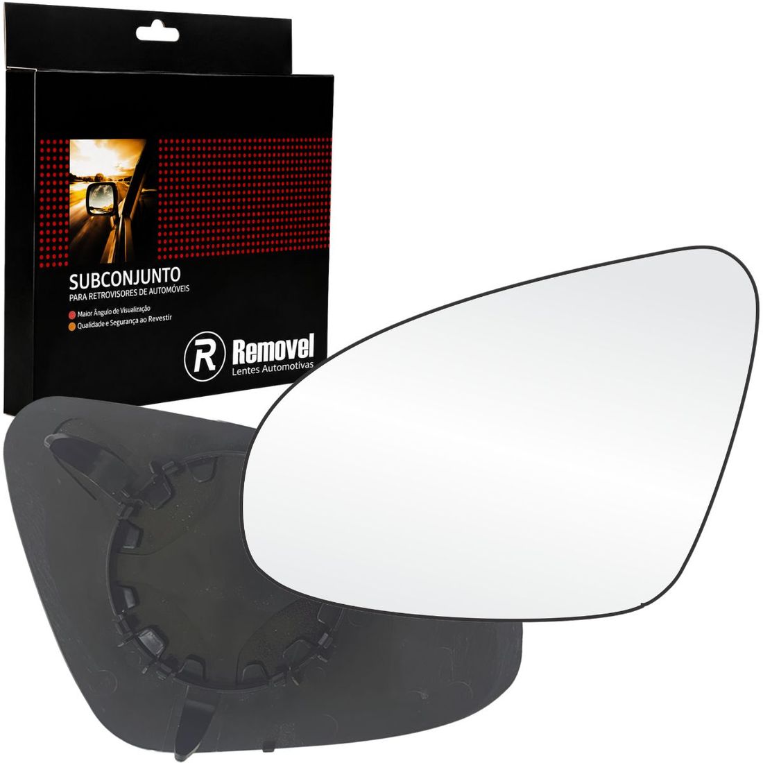 Lente Retrovisor Esquerdo Toyota Corolla 2015 A 2019