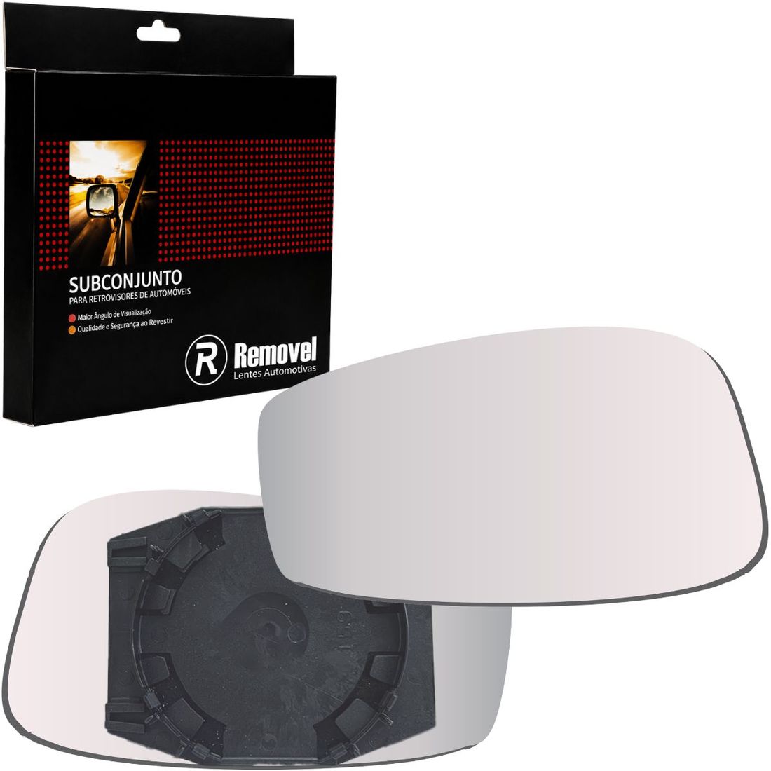 Lente Retrovisor Direito Fiat Stilo 2003 A 2007 Idea 2005 A 2010