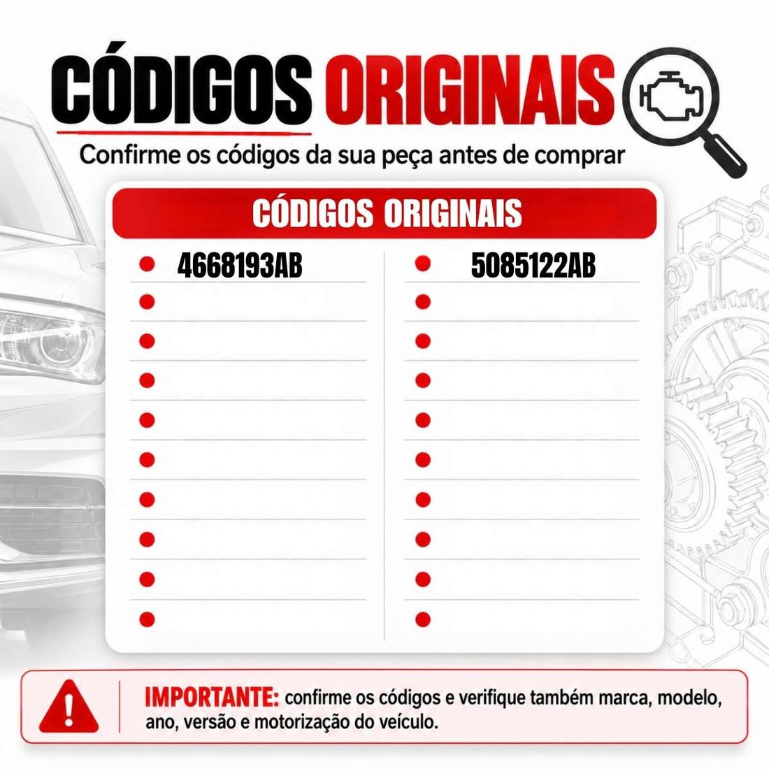 Coxim Motor Esquerdo Chrysler PT Cruiser 2.4 2001 a 2010