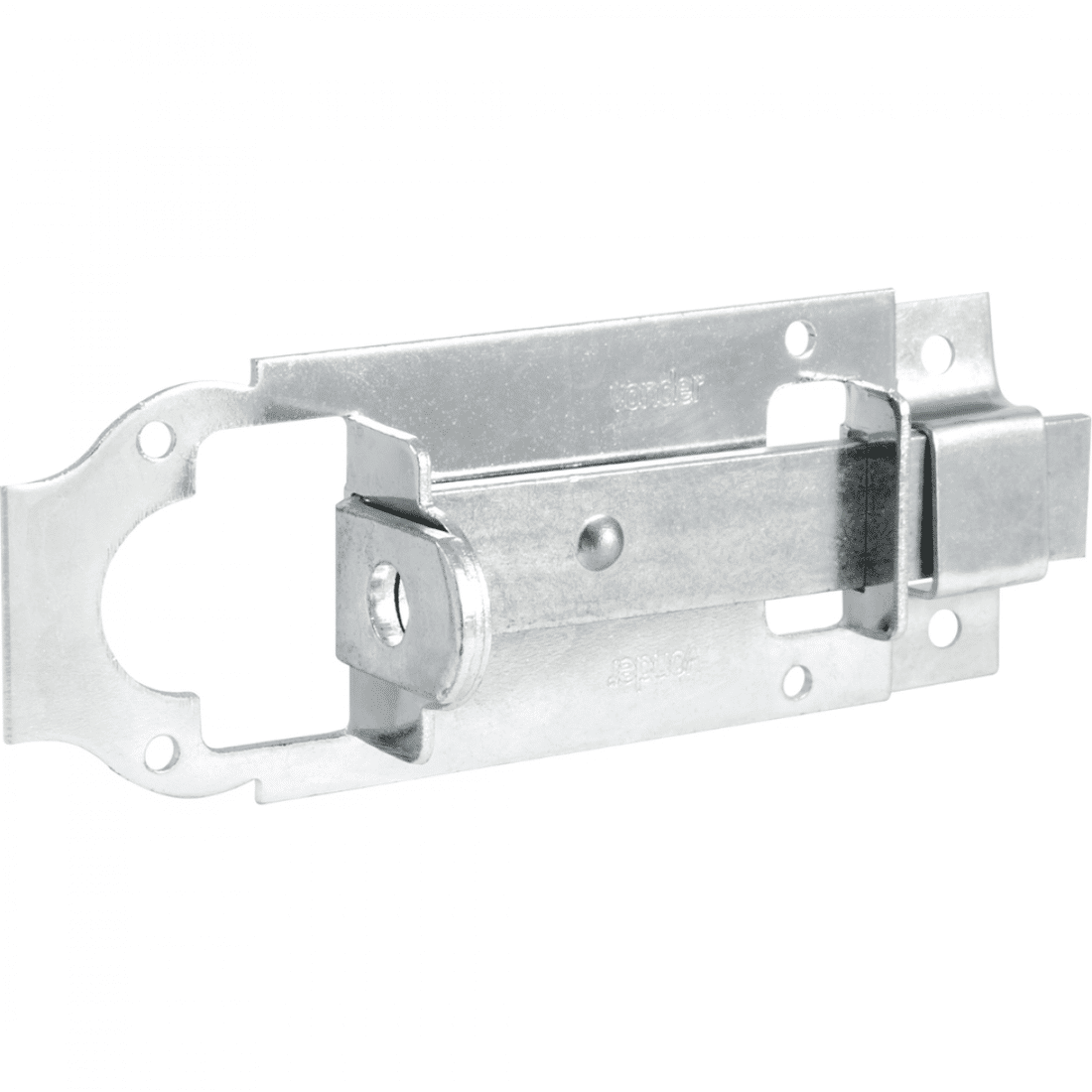 Fecho Chato Com Porta Cadeado 5 "" Zincado Vonder 127mm