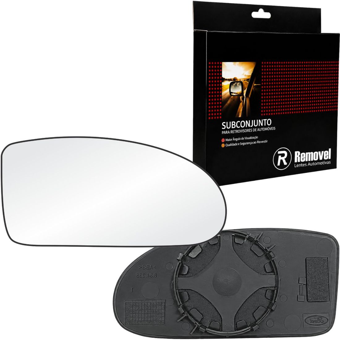Lente Retrovisor Direito Ford Focus 2004 A 2008