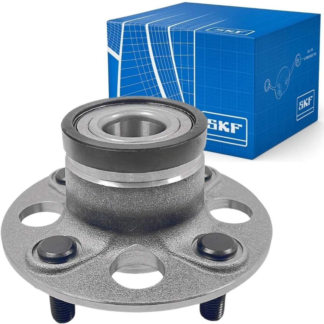 Cubo de Roda Traseiro Com ABS Honda Fit 2004 a 2008 4 furos. Cubo de Roda Traseiro Com ABS Honda Fit 2004 a 2008 4 furos.