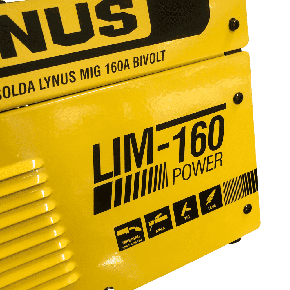 Inversor Solda Elétrica TiG/MIG Com/Sem Gás 140A Lynus Inversor Solda Elétrica TiG/MIG Com/Sem Gás 140A Lynus