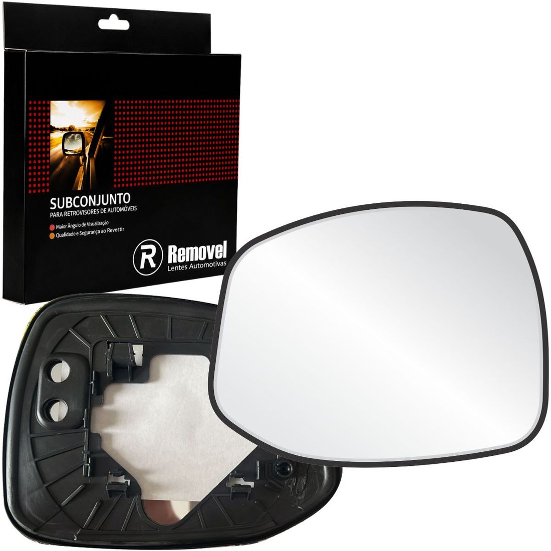 Lente Retrovisor Esquerdo Honda Civic 2012 A 2017 (C/Pisca)
