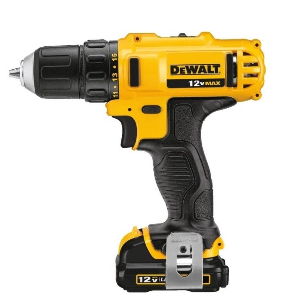 Parafusadeira e Furadeira 3/8" 2 Baterias 12V 2,0Ah DCD710D2-BR DeWalt Parafusadeira e Furadeira 3/8" 2 Baterias 12V 2,0Ah DCD710D2-BR DeWalt