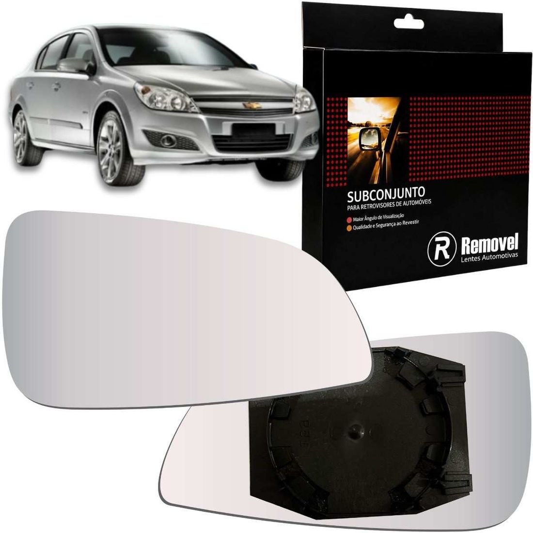Lente Retrovisor Direito GM Vectra 2006 A 2011