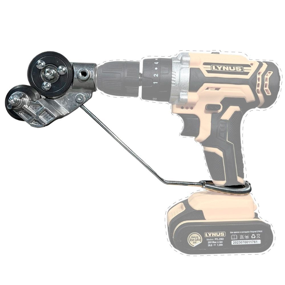 Cortador de Chapas Com Suporte Para Parafusadeira SCCL-2 Lynus