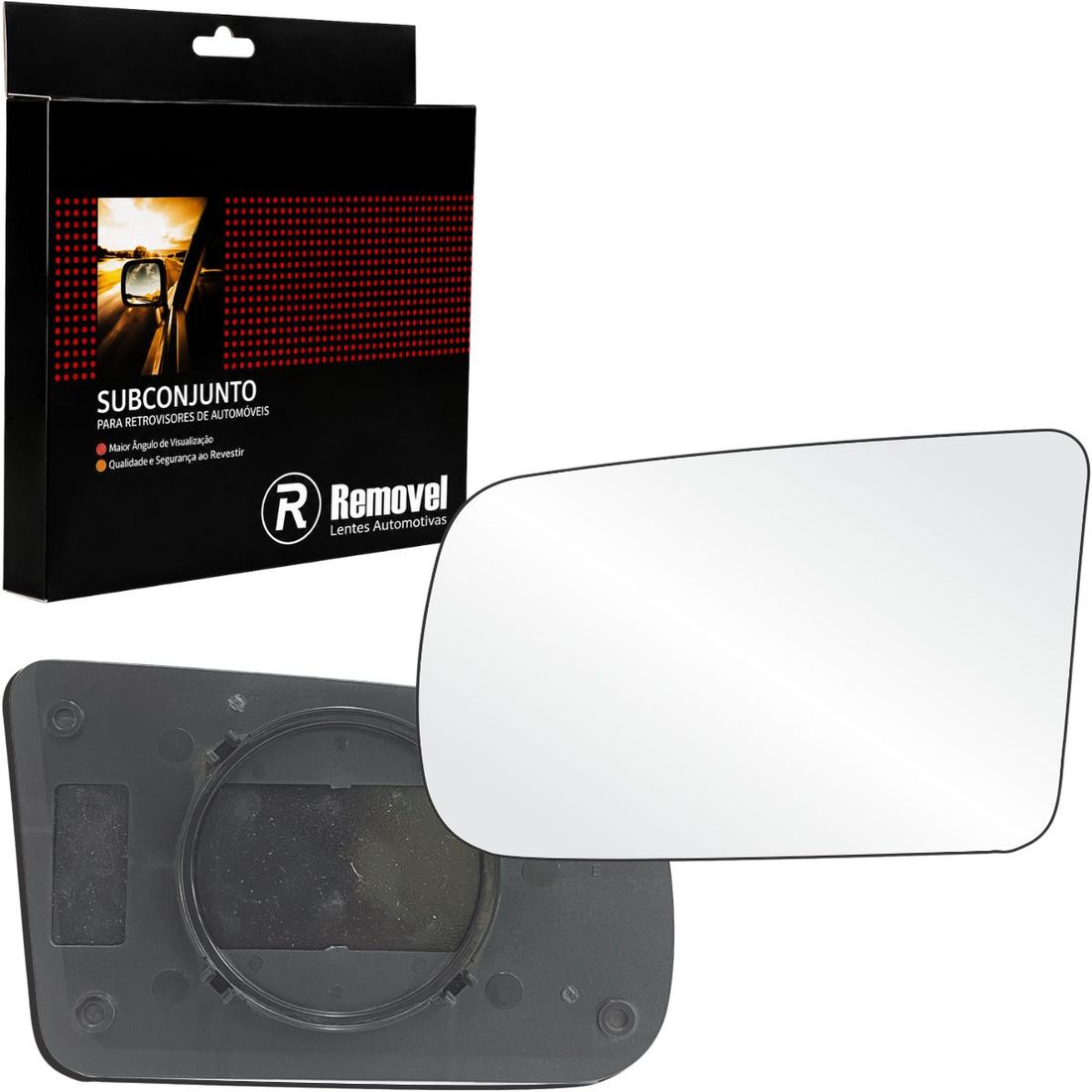 Lente Retrovisor Esquerdo Fiat Tempra 1992 A 1998