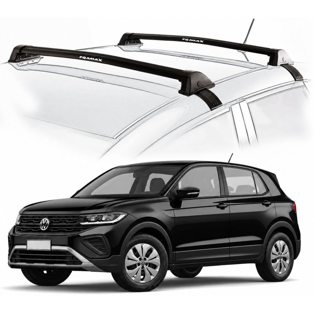 Rack New Wave T-Cross Sense 2025 Em Diante Eqmax Rack New Wave T-Cross Sense 2025 Em Diante Eqmax