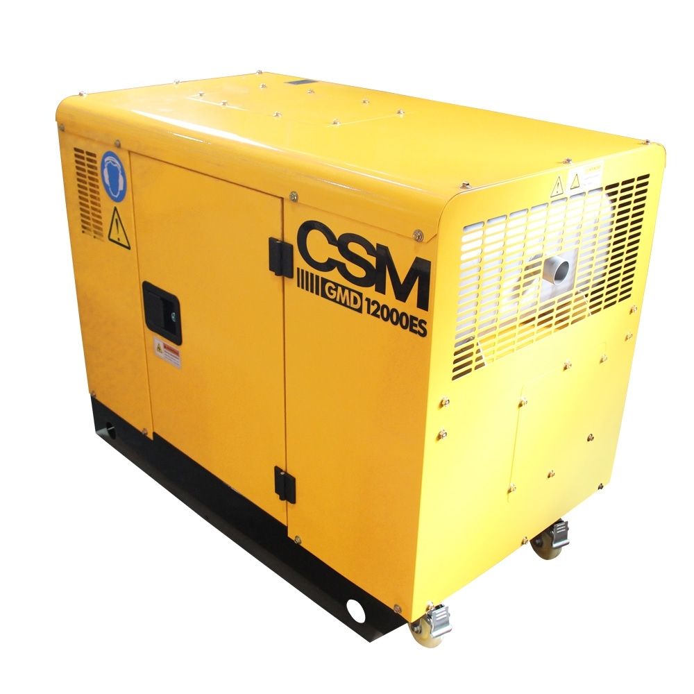 Gerador Diesel 11 kVA Monofásico 110/220V Cabinado CSM GMD12000ES