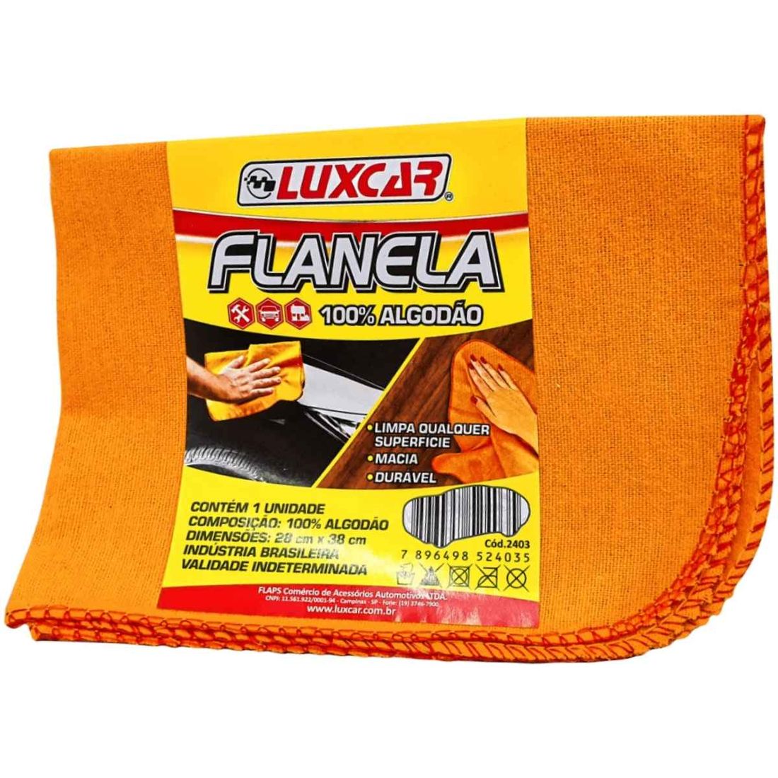 Flanela 100% Algodão - Luxcar Flanela 100% Algodão - Luxcar