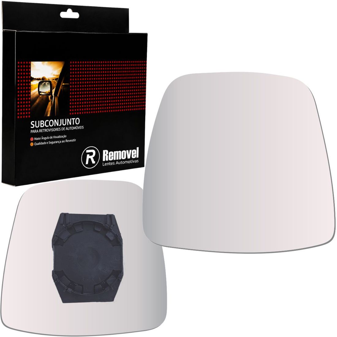 Lente Retrovisor Superior Esquerdo Bongo K2500 2004 Em Diante