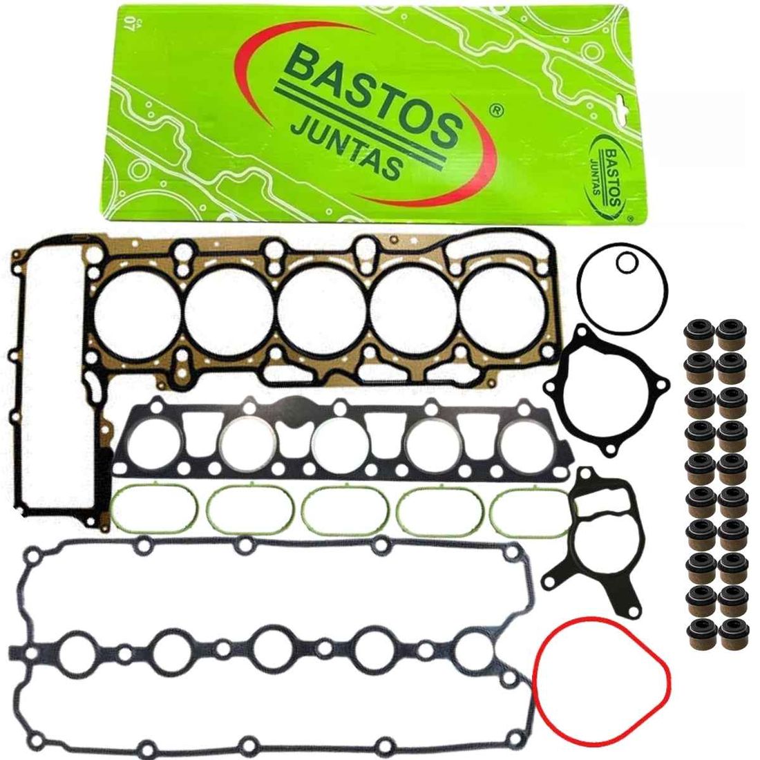 Jogo Junta Superior Motor VW Jetta 2.5 20v 2007 a 2013