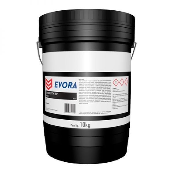 Graxa Amarela Evoli Lith EP NLGI 2 10Kg